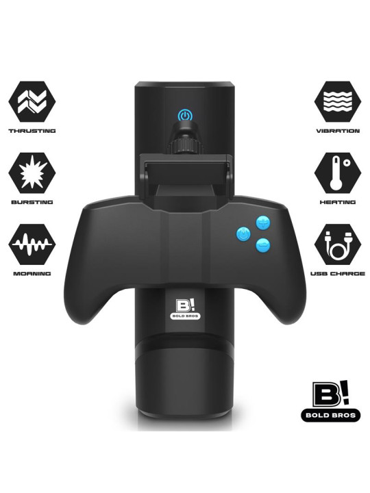 Conty Masturbador con Thrusting, Vibración y Calor Game Controller