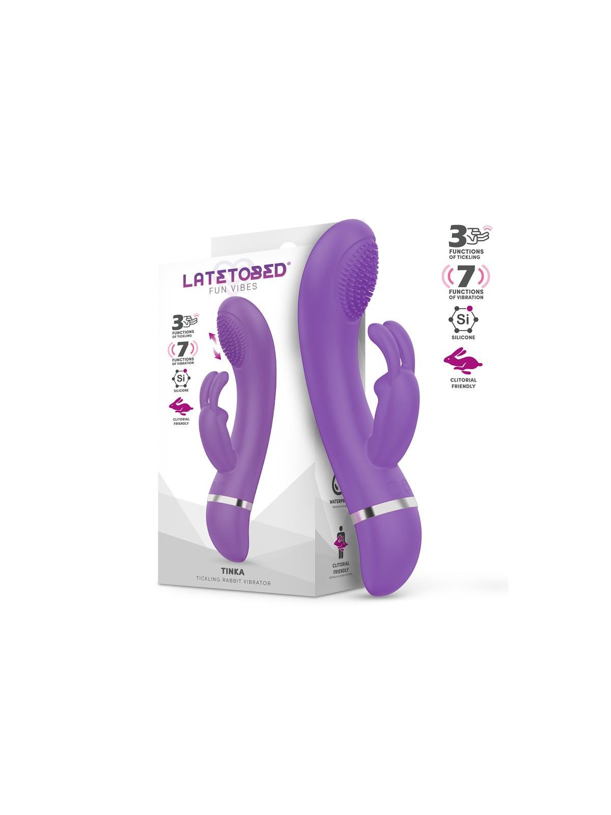 Tinka Vibrador con Movimiento Tickling