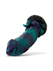 Dildo Dragonfly Púrpura y Verde 22.6 cm - 8.9