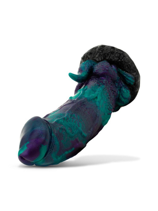 Dildo Dragonfly Púrpura y Verde 22.6 cm - 8.9