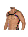 H4RNESS05 Arnés de Pecho Neon MultiColor Talla Única