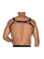 H4RNESS05 Arnés de Pecho Neon MultiColor Talla Única