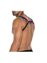H4RNESS05 Arnés de Pecho Neon MultiColor Talla Única