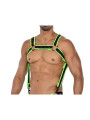 H4RNESS05 Arnés de Pecho Neon Verde Talla Única