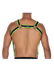 H4RNESS05 Arnés de Pecho Neon Verde Talla Única