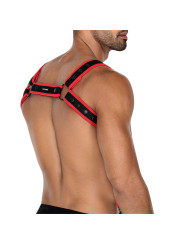 H4RNESS05 Arnés de Pecho Neon Rojo Talla Única