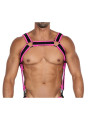 H4RNESS05 Arnés de Pecho Neon Rosa Talla Única