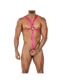 H4RNESS04-C Arnés Cruzado Ring Rosa Talla Única