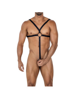 H4RNESS04 Arnés Cruzado C-Ring Negro Talla Única