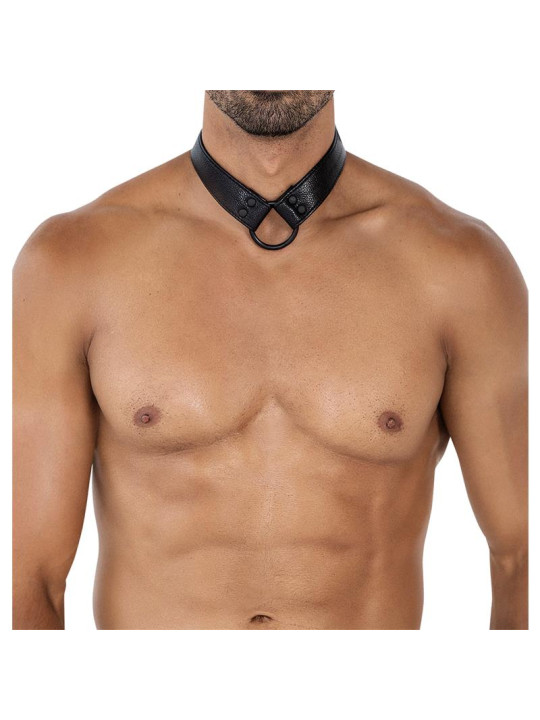 BL4CK08 C-Ring Body Collar Blackleatherlike Talla Única