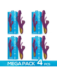 Pack de 4 Siter Vibrador con Lengua Movimiento Flipping y Bola Golpeteo