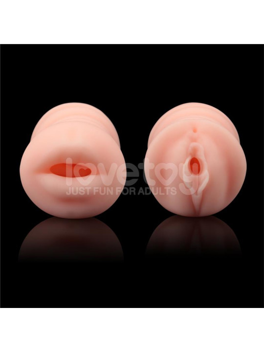 Masturbador Masculino Virgin-skin Vagina y Boca