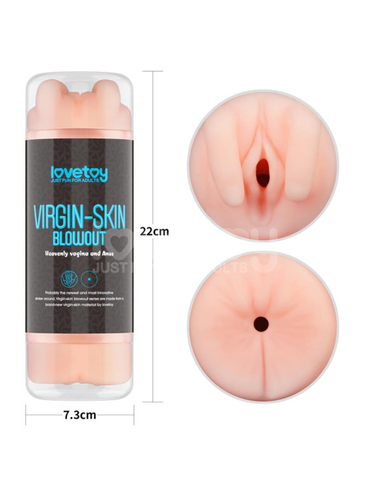 Masturbador Masculino Virgin-skin Vagina y Ano