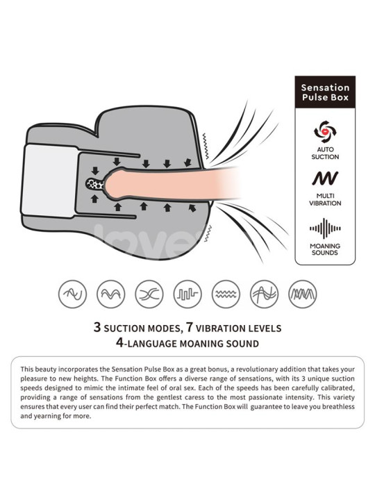 Streetgirls Sensation Pulse con Vibración y Gemidos