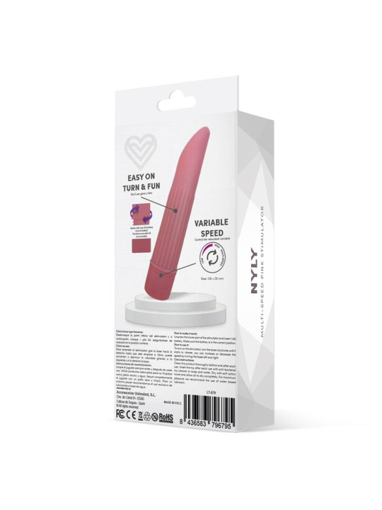 Nyly Estimulador Multi-Velocidad Rosa