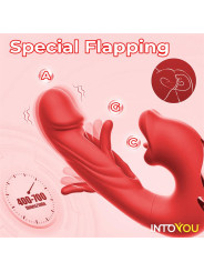 Mouty Vibrador con Función de Mordisqueo y Flipping con App