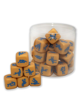 Dado Duro Goma Versión Gay Gold Edition - Juego Divertido