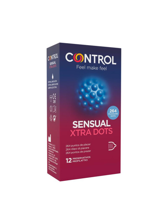 Sensual Xtra Dots - Punteados 12 uds