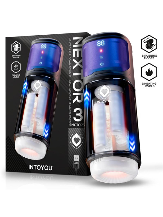 Nextor Masturbador Automático Avanzado, Función Fricción y Calor