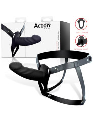 Arnés Strap-On con Dildo Hueco Silicona Premium Talla S Negro