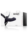 Arnés Strap-On con Dildo Hueco Silicona Premium Talla S Negro