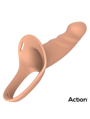 Arnés Strap-on con Dildo Hueco Silicona Premium Talla L