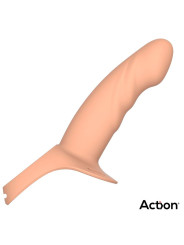 Arnés Strap-on con Dildo Hueco Silicona Premium Talla L