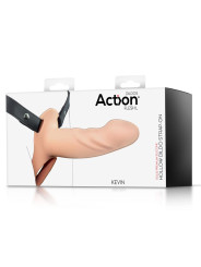 Arnés Strap-on con Dildo Hueco Silicona Premium Talla L