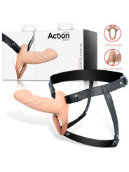 Arnés Strap-On con Dildo Hueco Silicona Premium Talla S