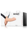 Arnés Strap-On con Dildo Hueco Silicona Premium Talla S