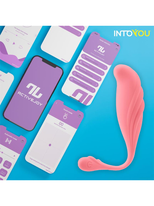 Huevo Vibrador con Movimiento Waving con APP USB