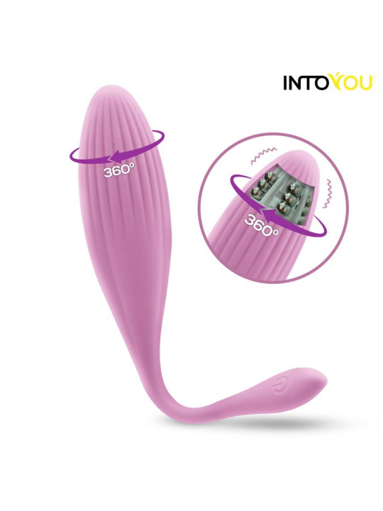 Huevo Vibrador con Bolas Internas con Rotación y APP USB