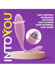 Huevo Vibrador con Bolas Internas con Rotación y APP USB