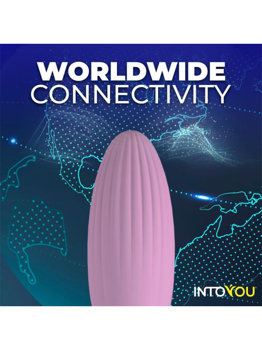 Huevo Vibrador con Bolas Internas con Rotación y APP USB