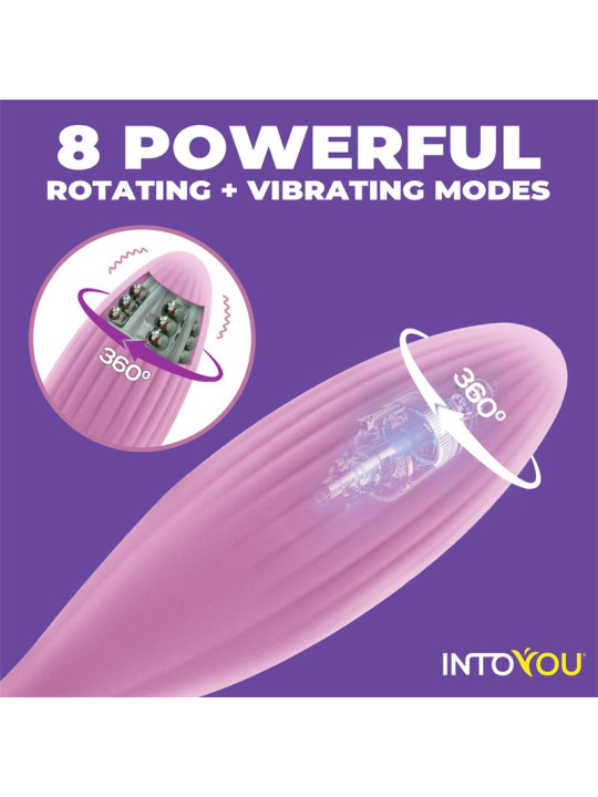 Huevo Vibrador con Bolas Internas con Rotación y APP USB