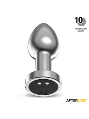 Dimpor Plug Anal Cromado con Vibración USB Magnético Talla L