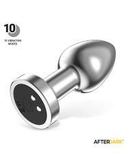 Dimpor Plug Anal Cromado con Vibración USB Magnético Talla L