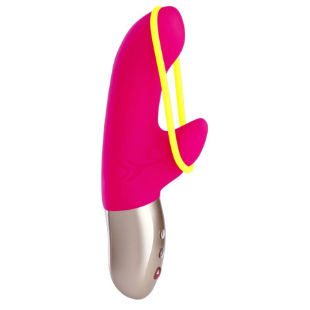 Amorino Vibrador del Punto G Pink/Neon Yellow