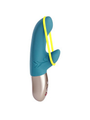 Amorino Vibrador del Punto G Petrol/Neon Yellow