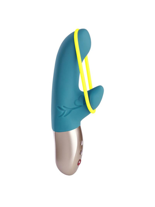 Amorino Vibrador del Punto G Petrol/Neon Yellow