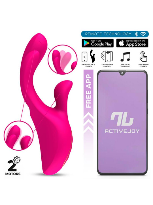 Derek Vibrador con Movimiento Finger 3 Motores y APP