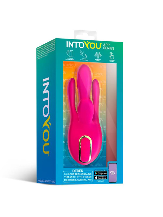 Derek Vibrador con Movimiento Finger 3 Motores y APP