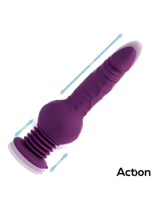 Booster Vibrador con Thrusting Ultra Jet Thruster con Potente Ventosa