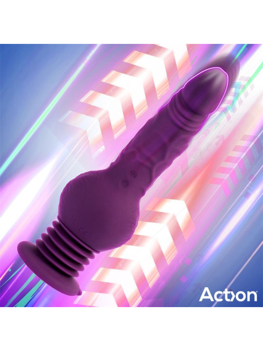 Booster Vibrador con Thrusting Ultra Jet Thruster con Potente Ventosa