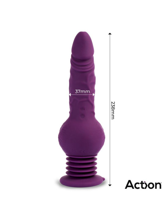 Booster Vibrador con Thrusting Ultra Jet Thruster con Potente Ventosa