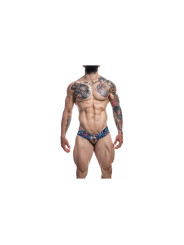 Calzoncillo Alto High Cut Cheeky Brief Tattoo Talla XL