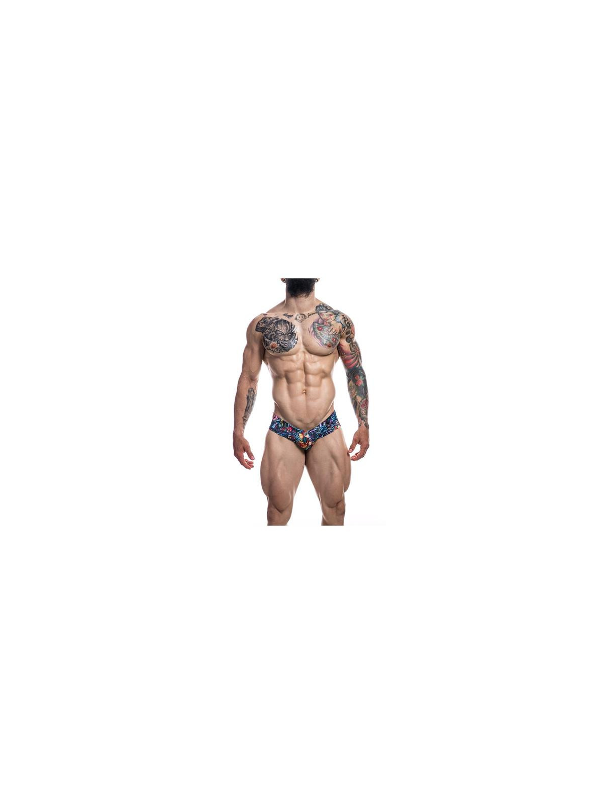 Calzoncillo Alto High Cut Cheeky Brief Tattoo Talla XL