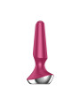 Plug-ilicious 2 Plug Anal con Vibración con Satisfyer Connect App Berry