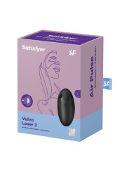 Vulva Lover 3 Succionador de Clítoris Negro