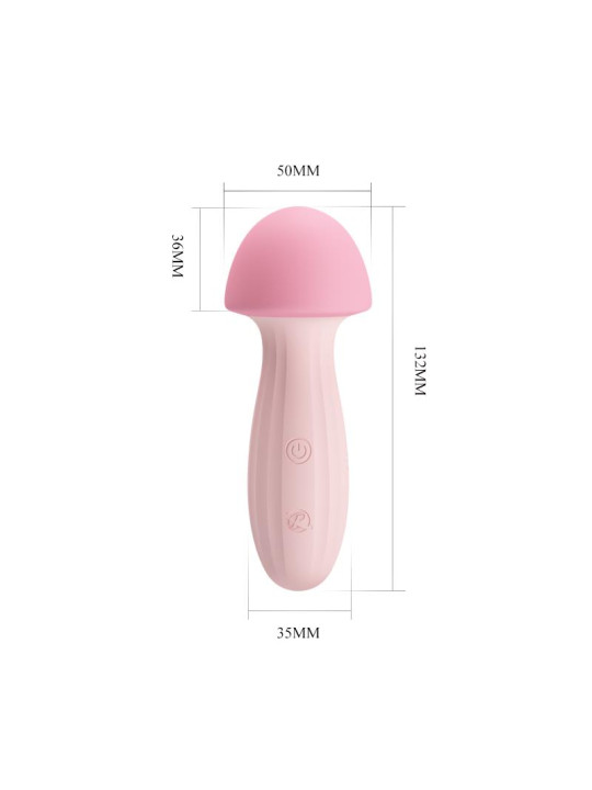 Mushroom Vibrador/Masajeador Silicona USB